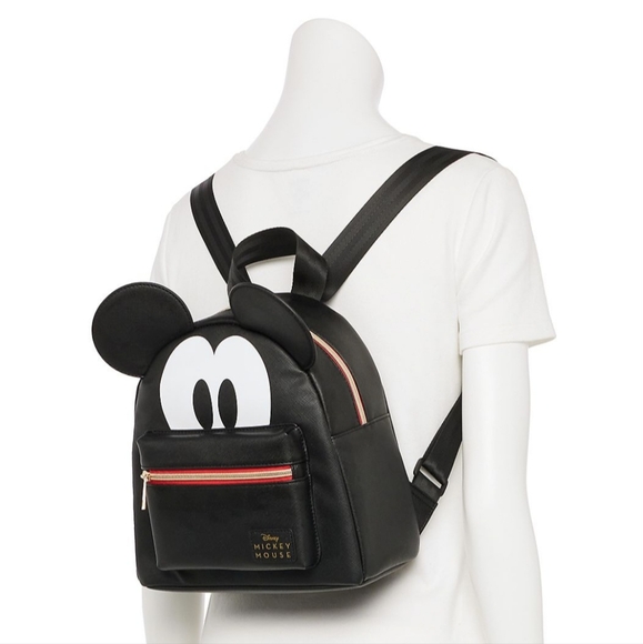 NWT! Disney Mickey Mouse peaking Mini Backpack - Picture 4 of 6